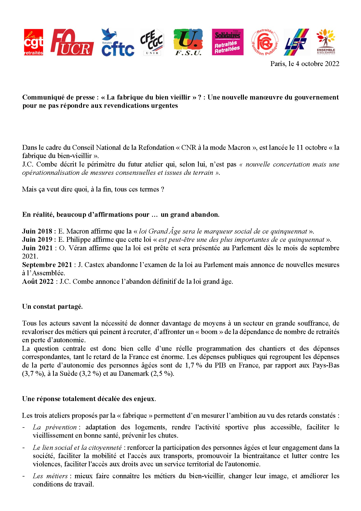 22-10-04-CNR-communique-G9 Page 1